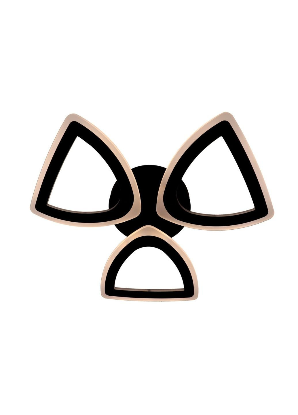 Люстра потолочная LED с пультом A2410/3-bk Черный 8х57х57 см. Sunnysky (253528129)