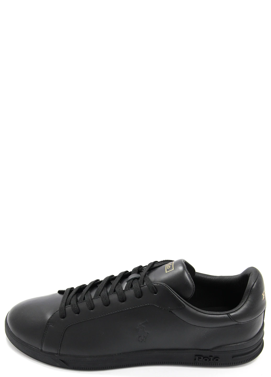 Чорні чоловічі кеди ralph lauren hrt ct ll-sk-ath Polo