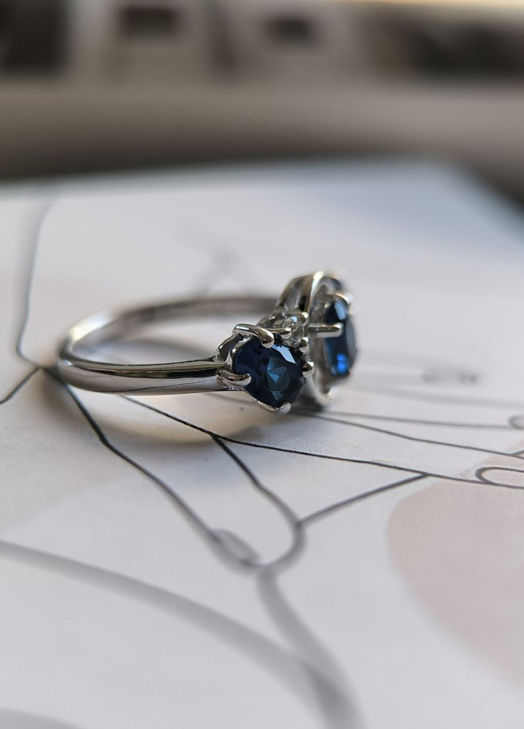 Кольцо Silver Flame (369649258)