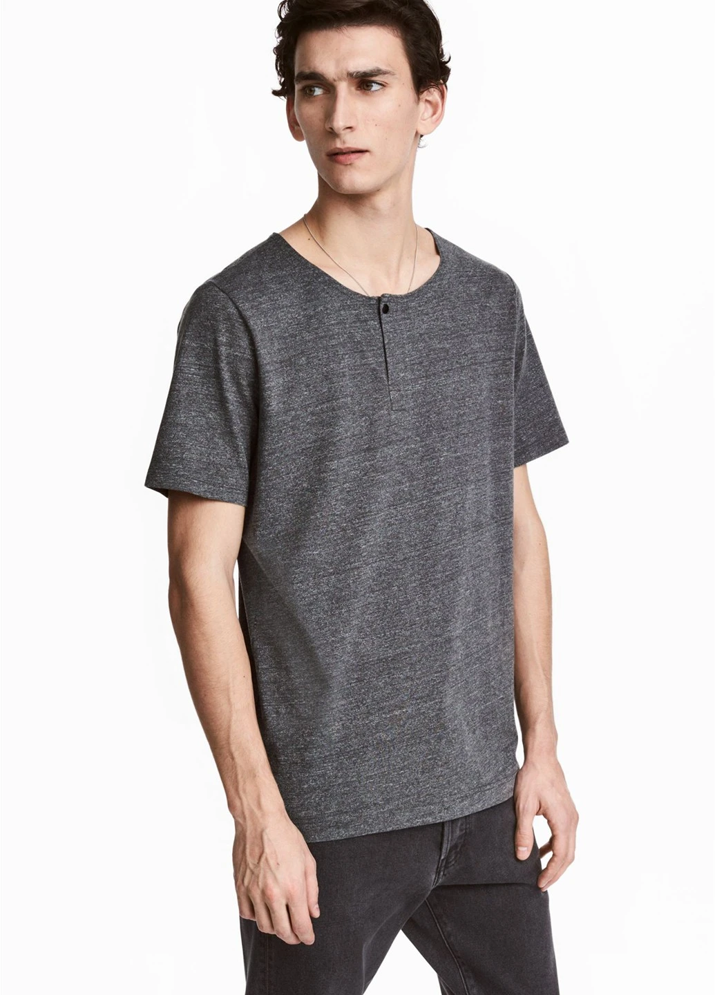 Темно-сіра футболка H&M