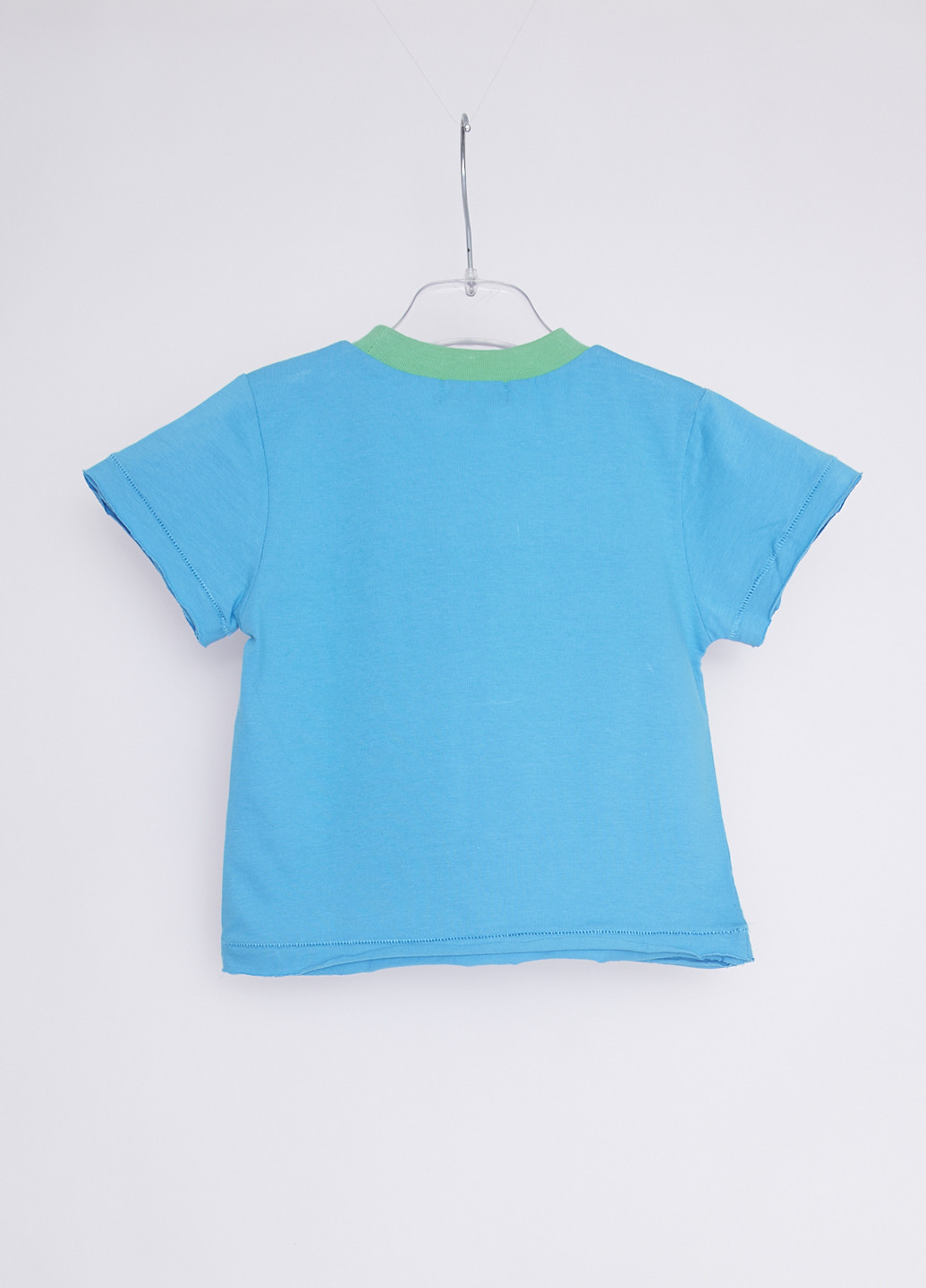 Блакитна літня футболка Mandarino