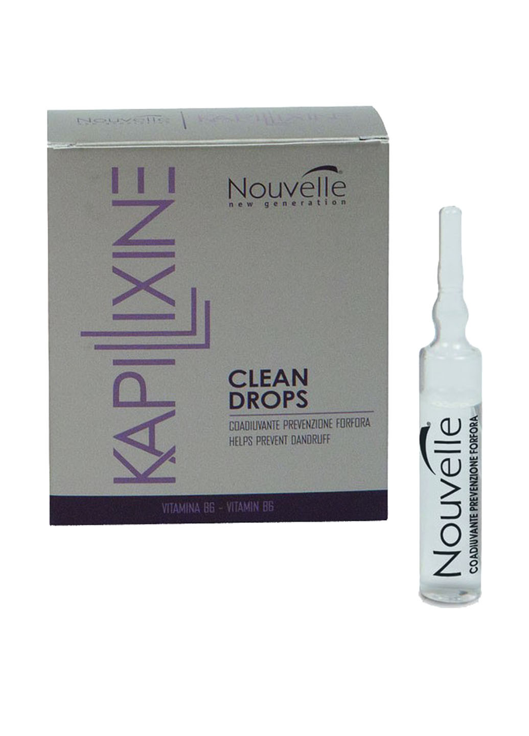 Засіб проти лупи з маслом евкаліпта Kapillixine Clean Drops, 10х10 мл Nouvelle (76059619)