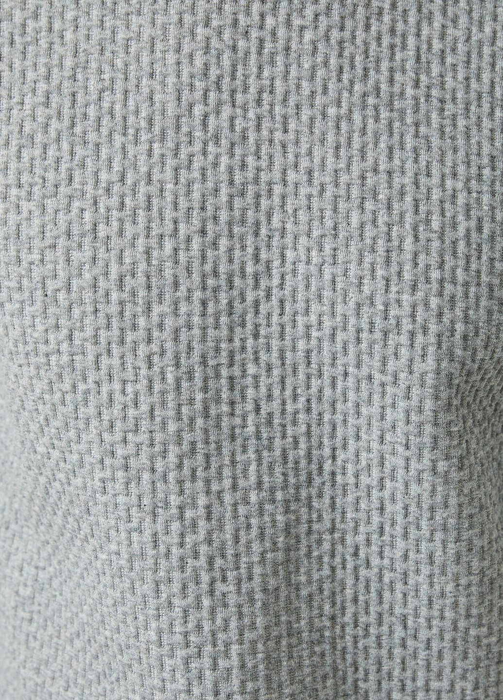 KOTON свитер серо-голубой спортивный полиэстер