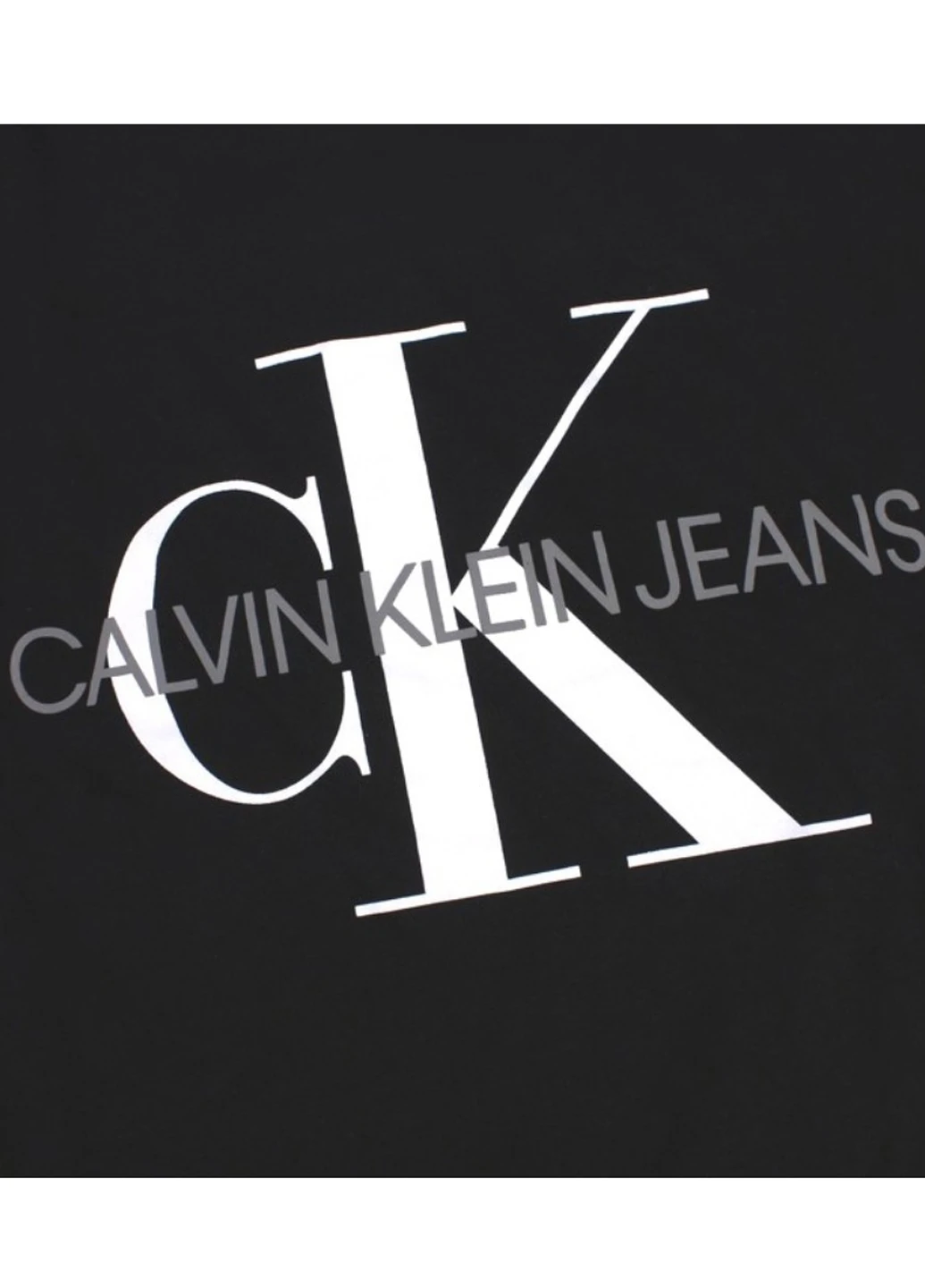 Черное кэжуал платье платье-футболка Calvin Klein с логотипом