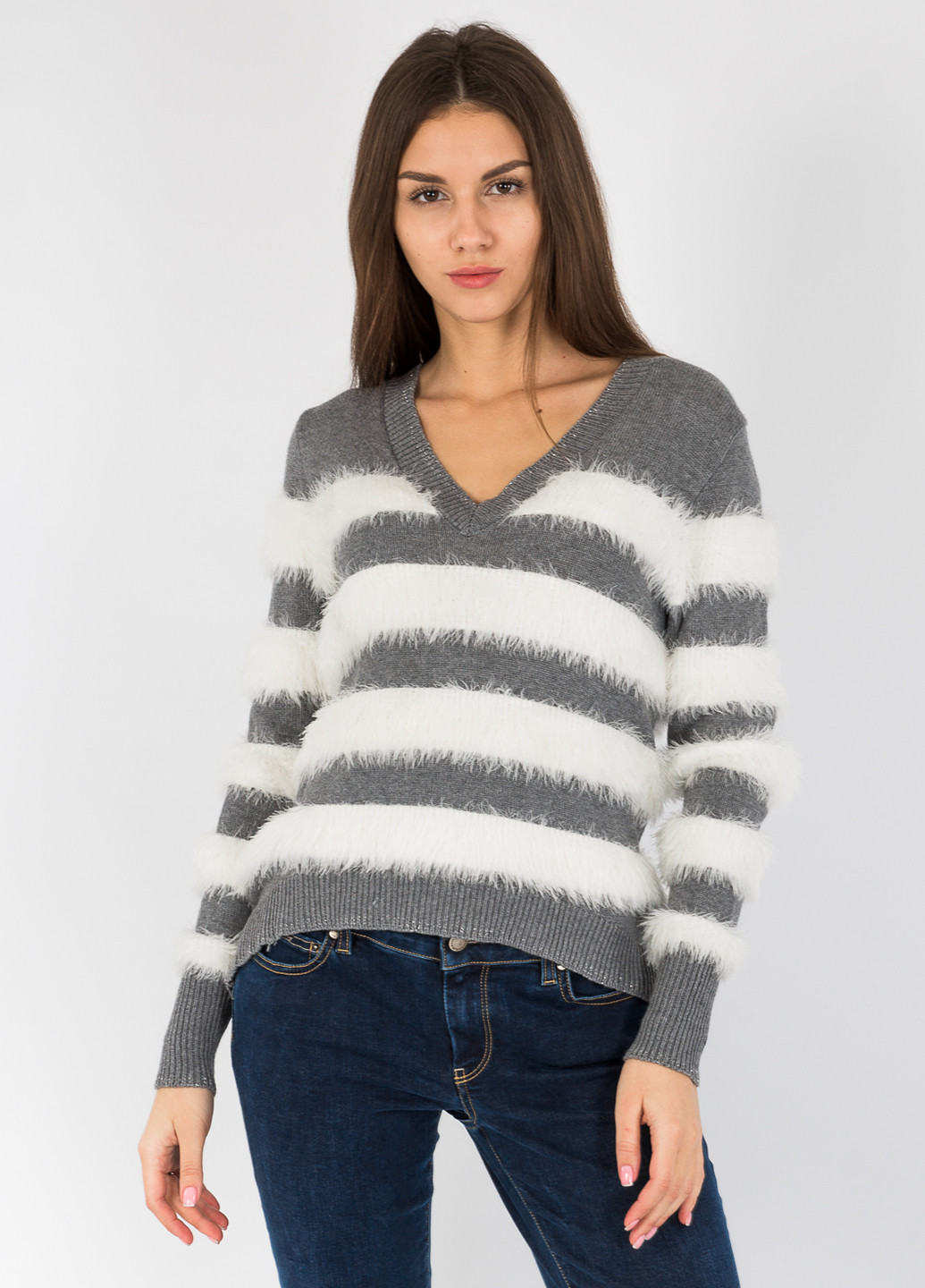 Сірий демісезонний пуловер пуловер Gas