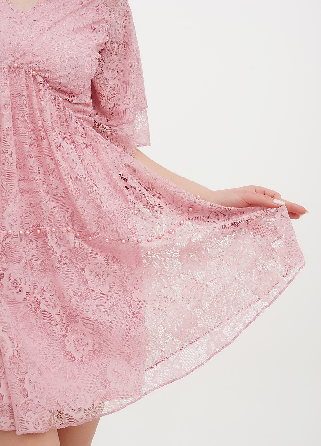 Розовое праздничный платье Vicolo однотонное