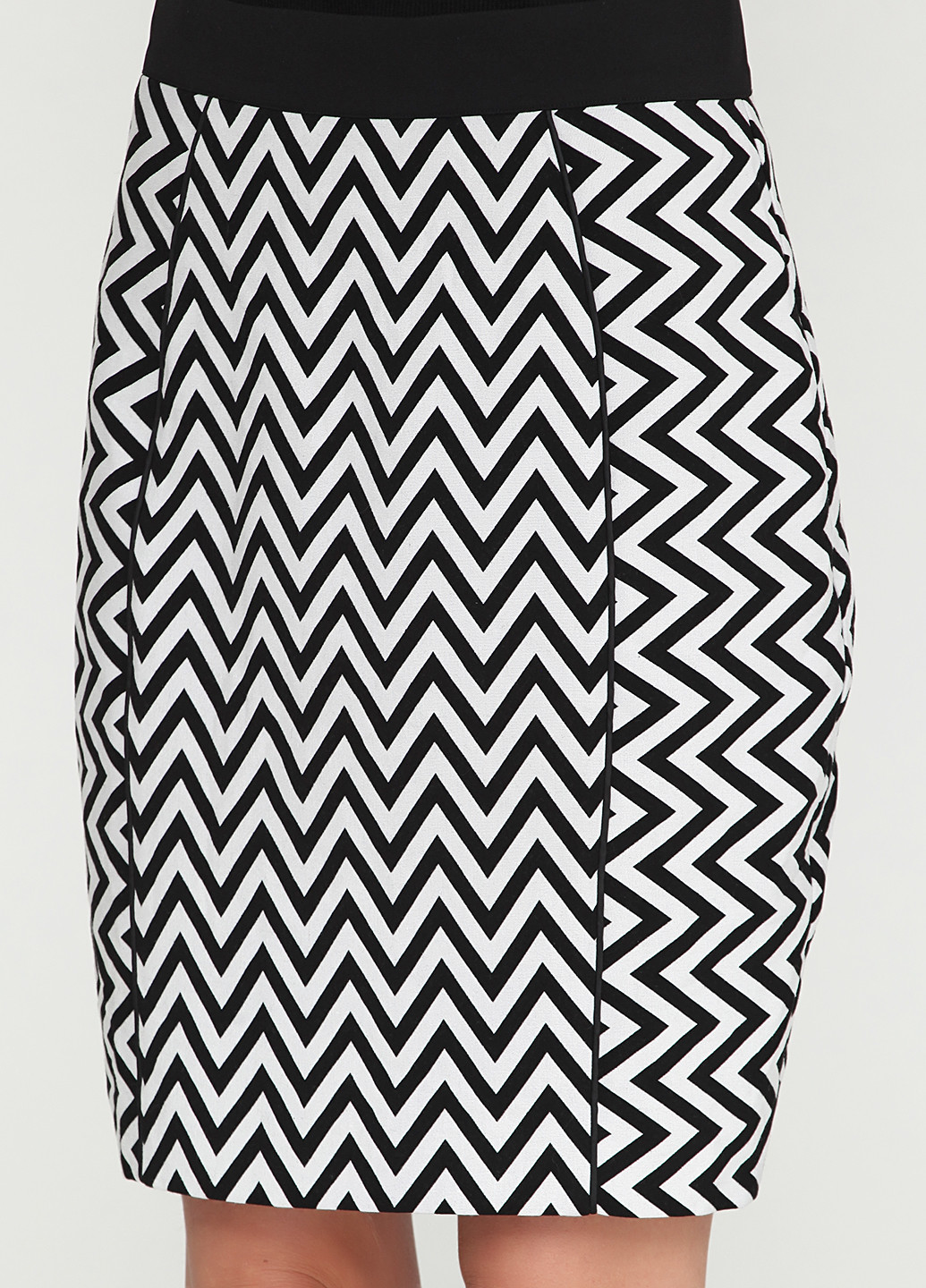 Серая кэжуал с абстрактным узором юбка H&M мини