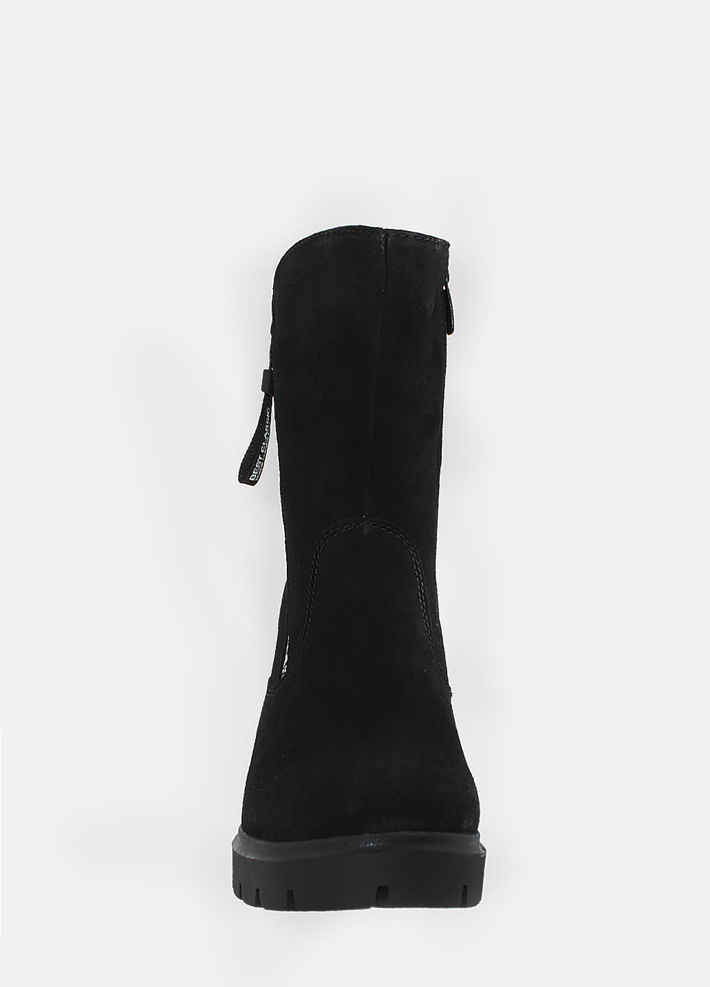 Зимние ботинки ra0035-11 черный Alvista из натуральной замши