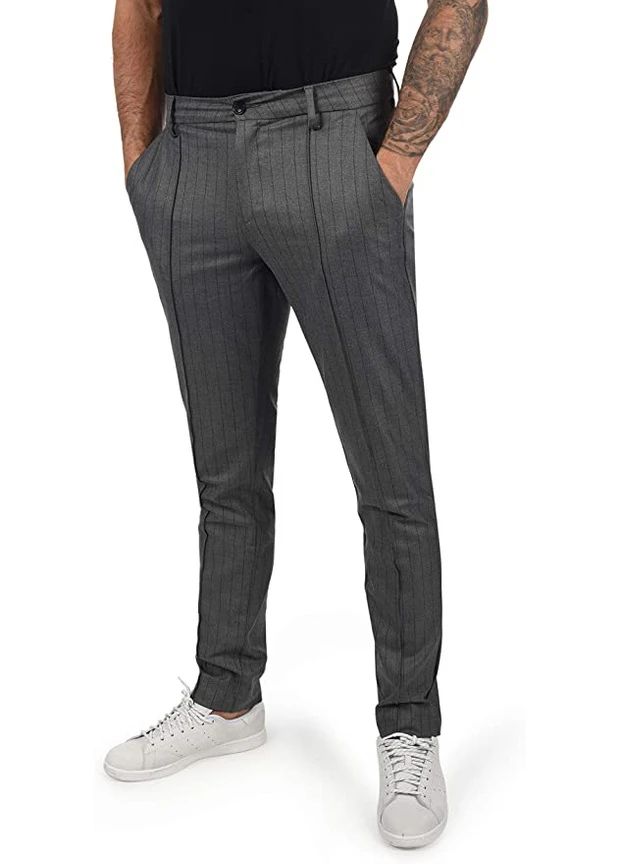 Серые кэжуал демисезонные брюки Casual Friday