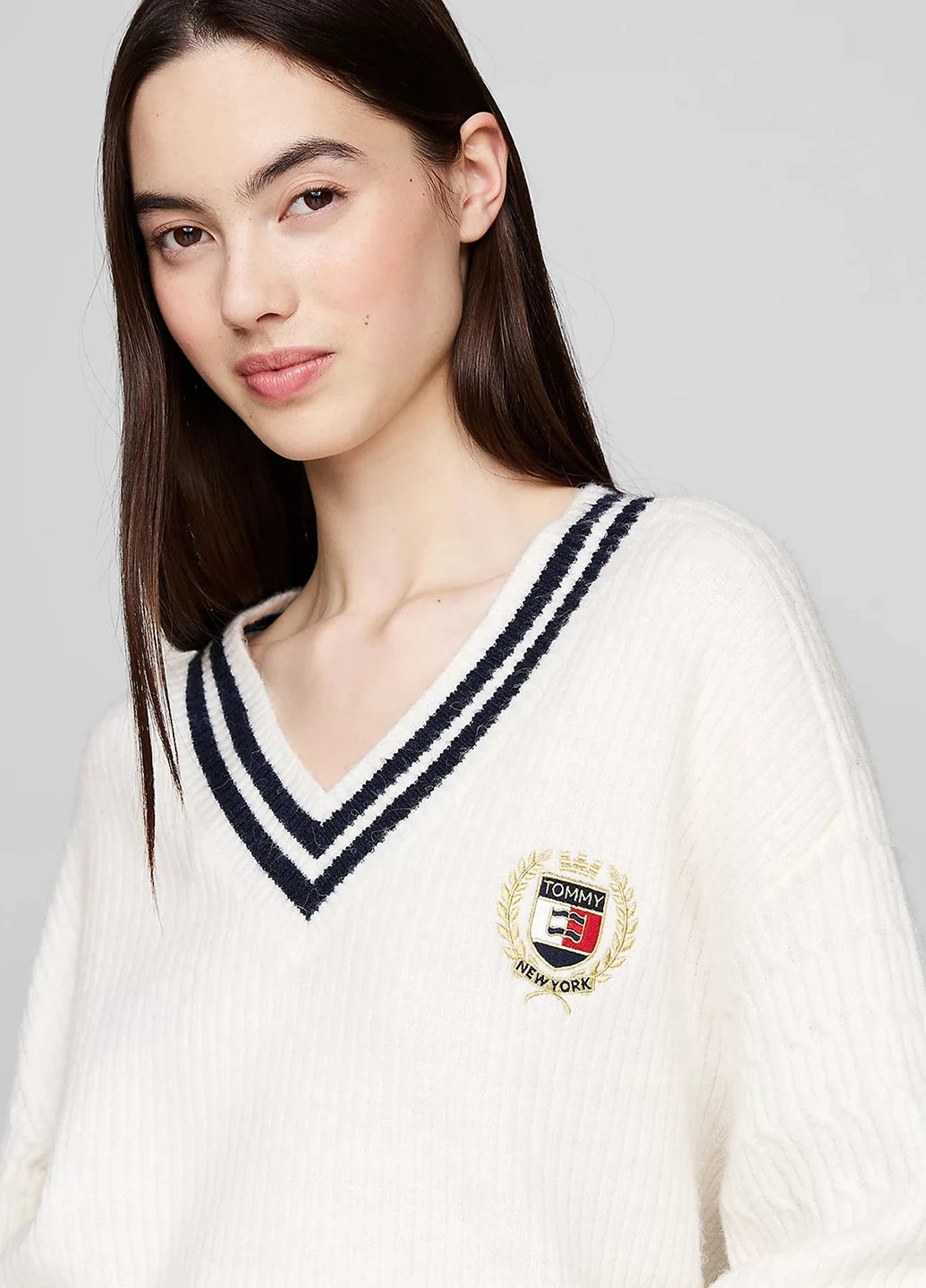 Білий демісезонний пуловер пуловер Tommy Jeans