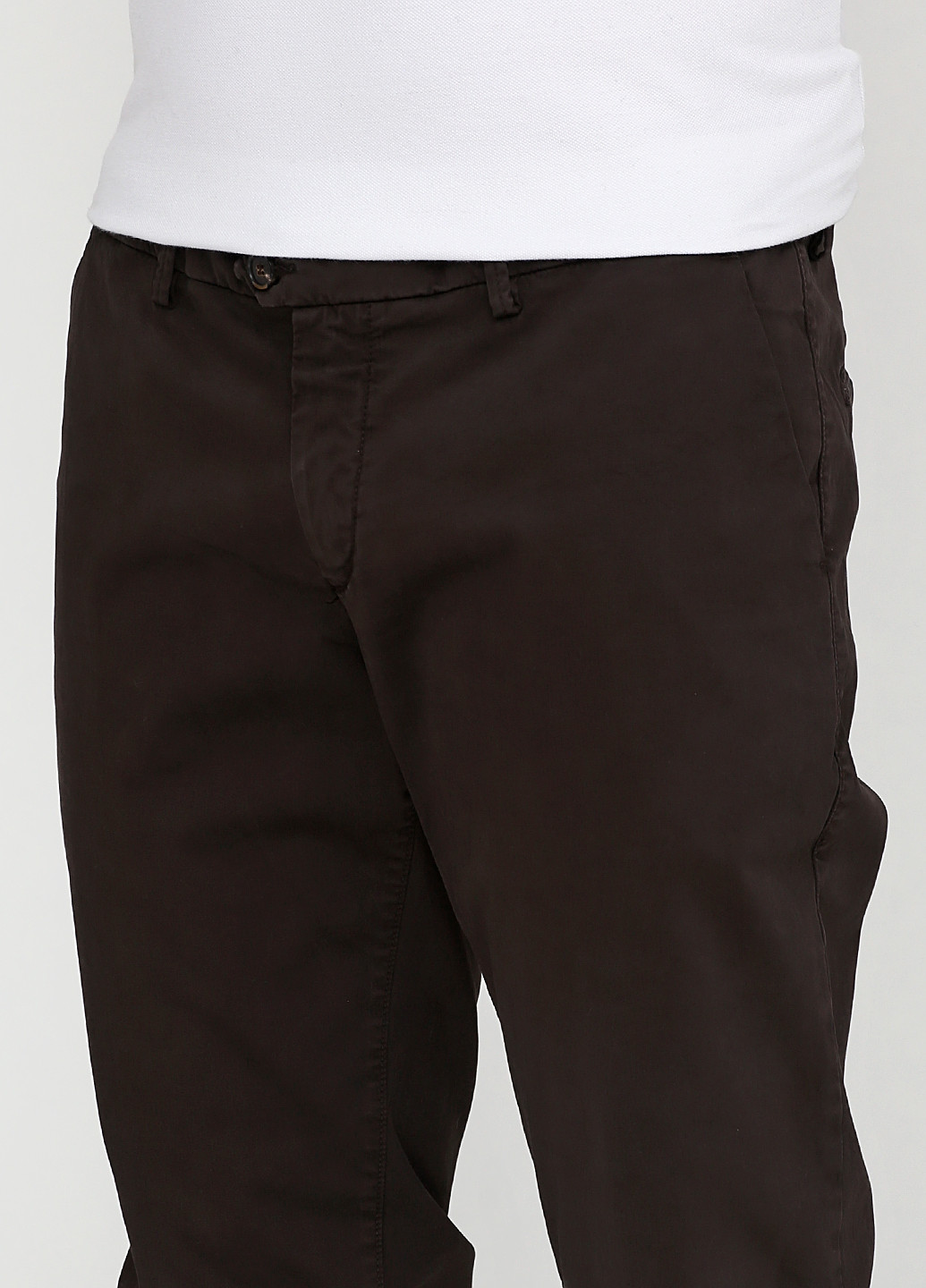 Темно-серые кэжуал демисезонные со средней талией брюки Takeshy Kurosawa