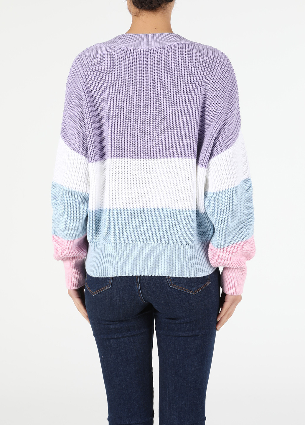 Сиреневый демисезонный пуловер пуловер Colin's