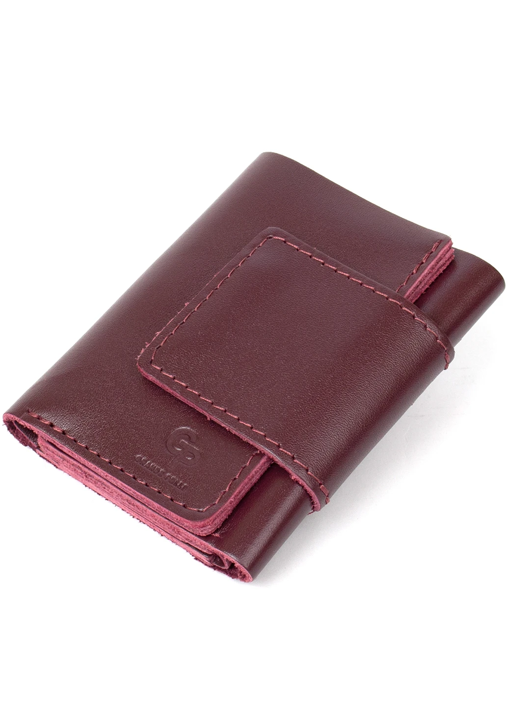 Жіноче шкіряне портмоне 8х10х1,5 см Grande Pelle (252132380)