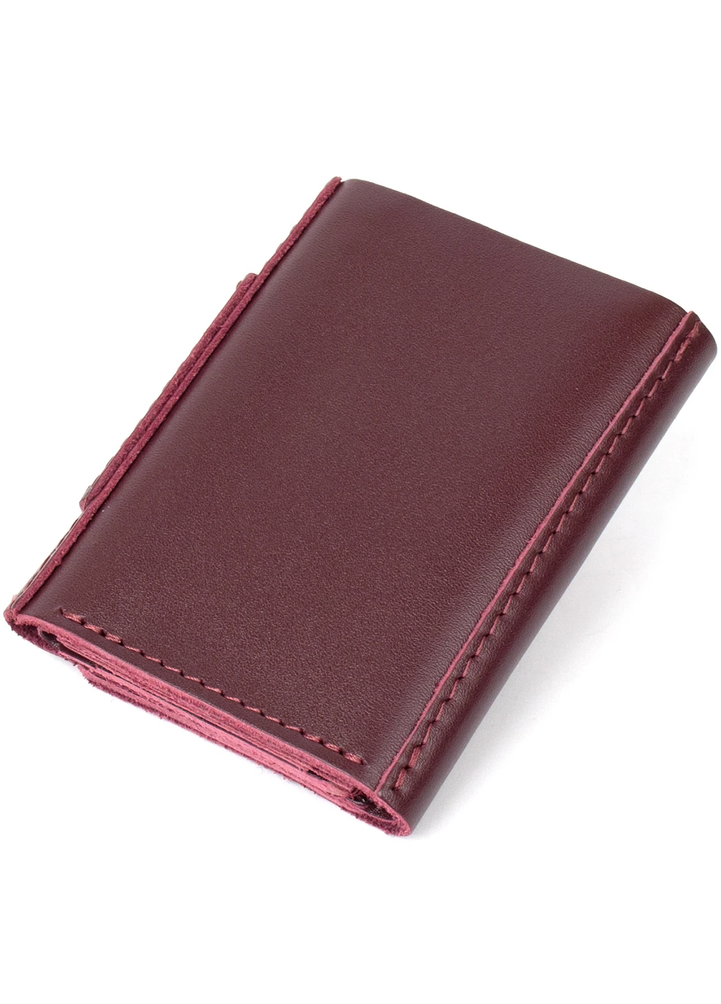 Жіноче шкіряне портмоне 8х10х1,5 см Grande Pelle (252132380)