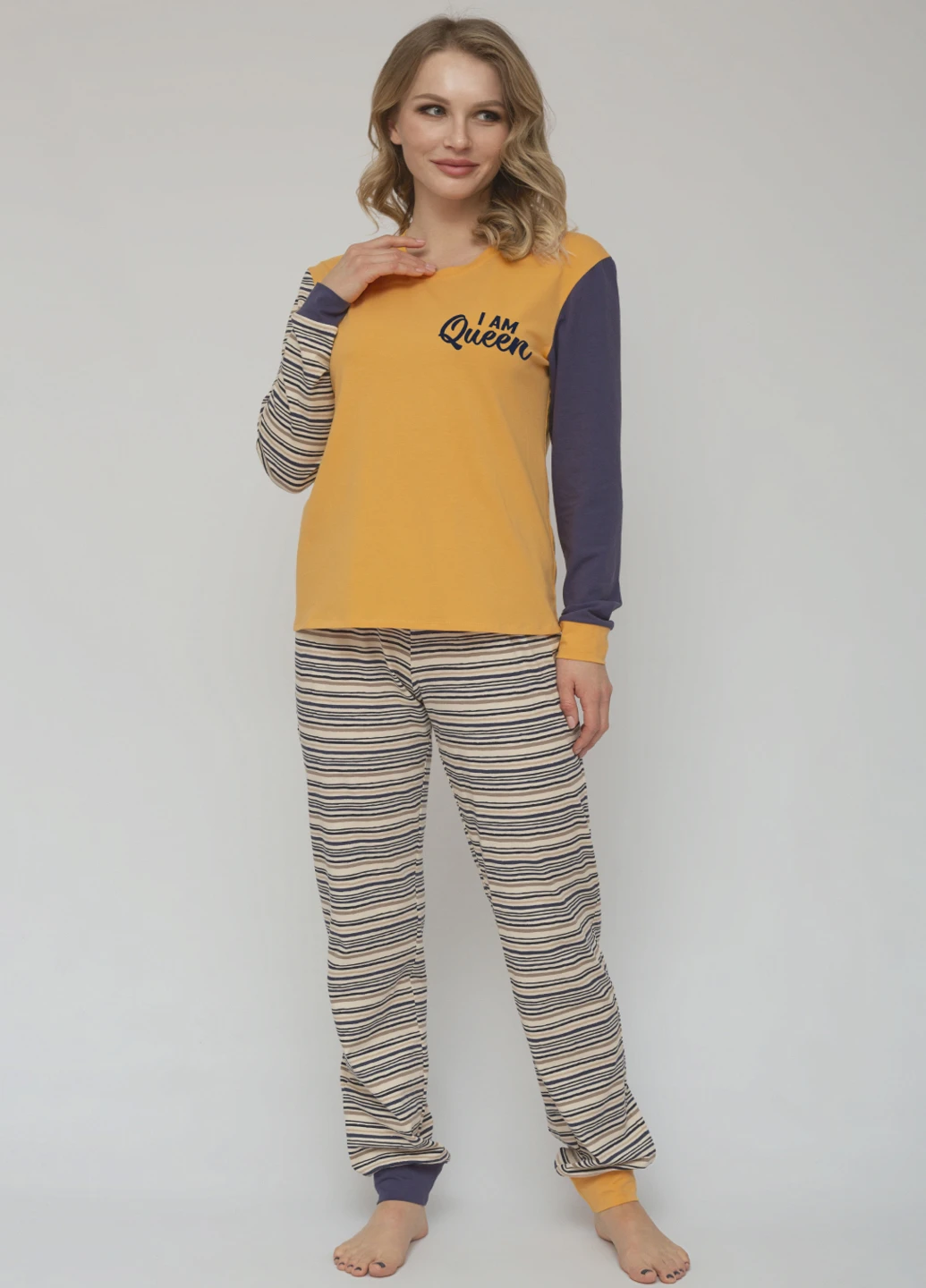 Комбінована всесезон піжама жіноча №, 3xl, (16036) Roksana 1286