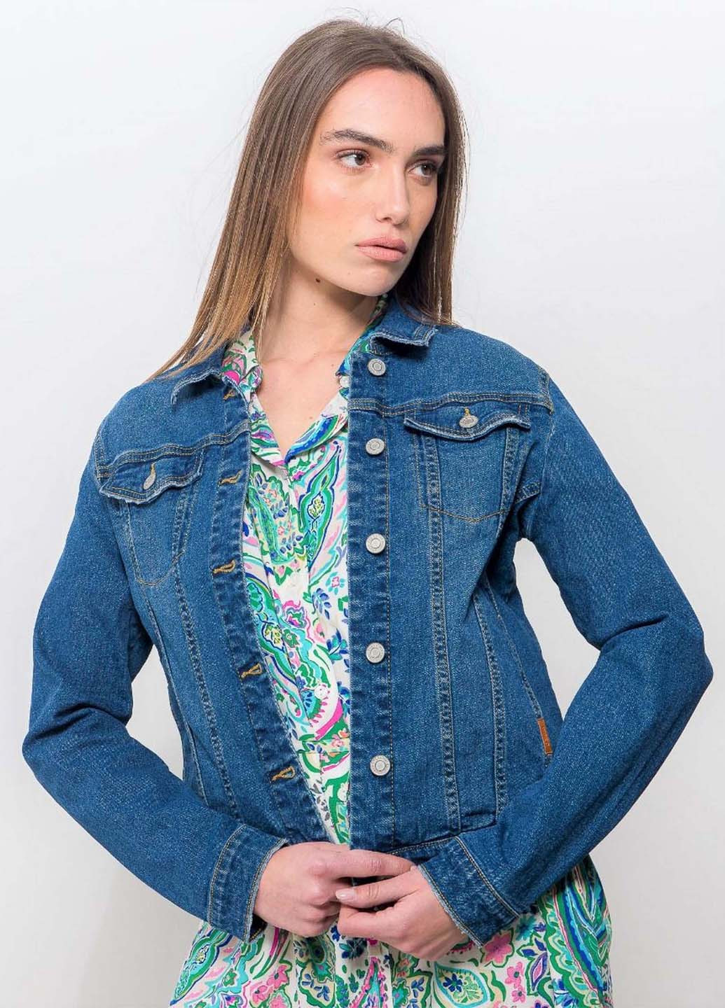 Синяя демисезонная куртка Piazza Italia