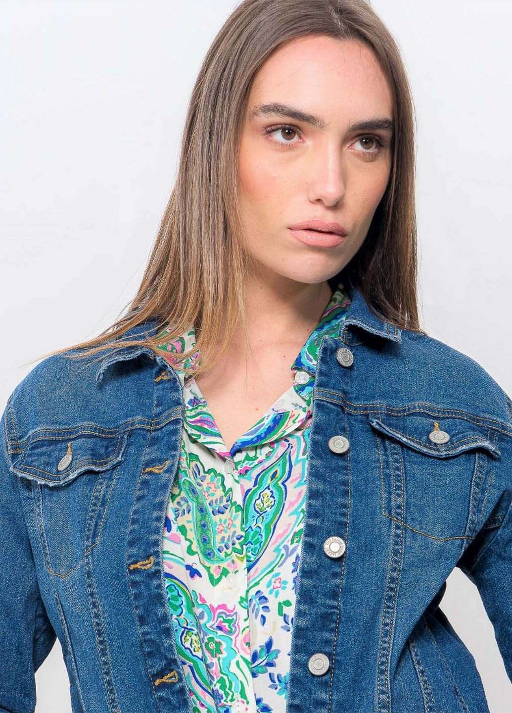 Синяя демисезонная куртка Piazza Italia