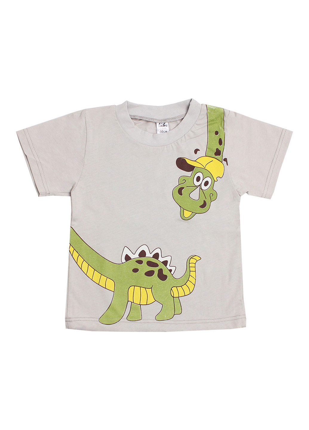 Серая летняя футболка Валери-Текс