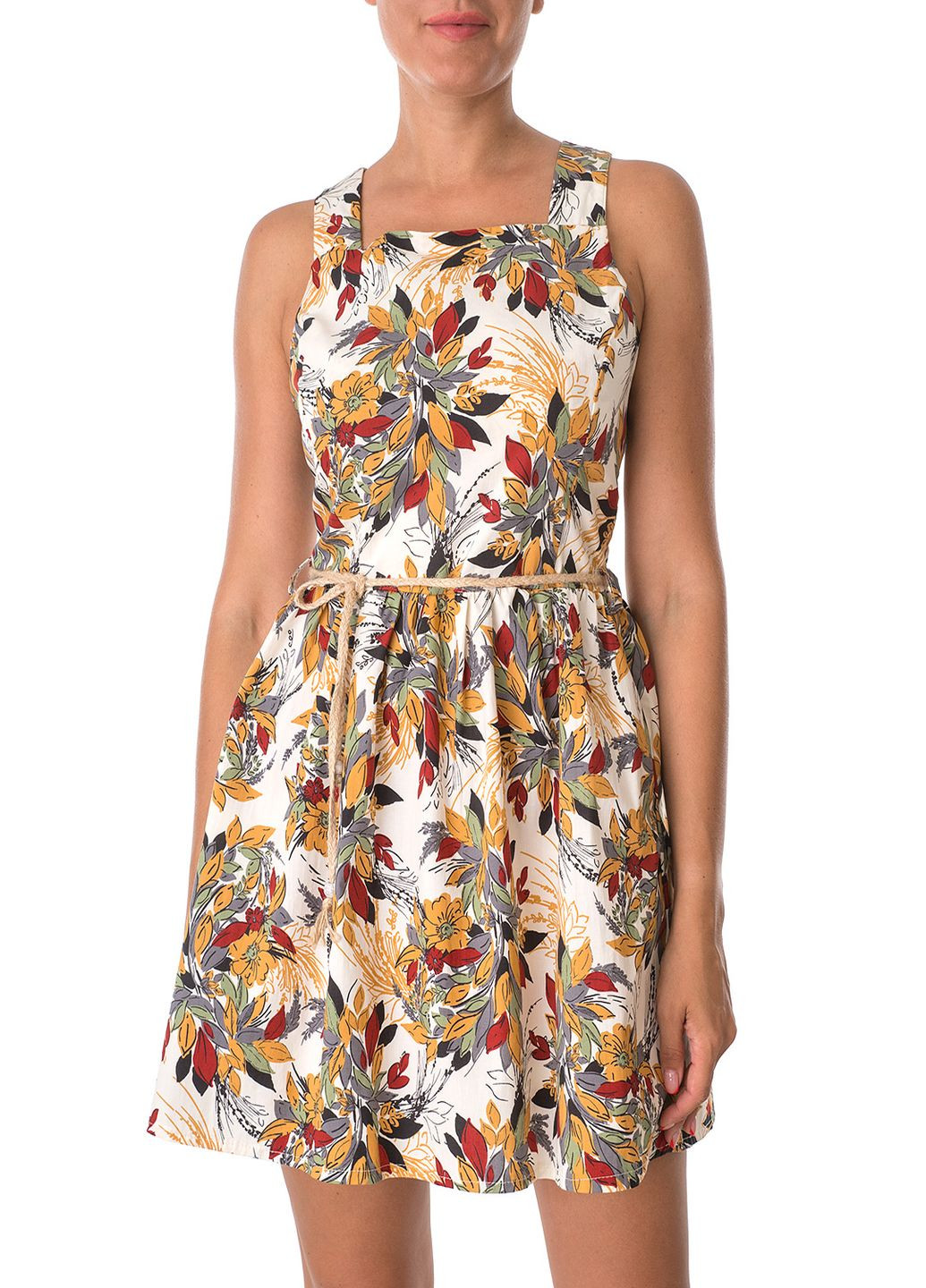 Комбинированное кэжуал платье Miss Miss однотонное