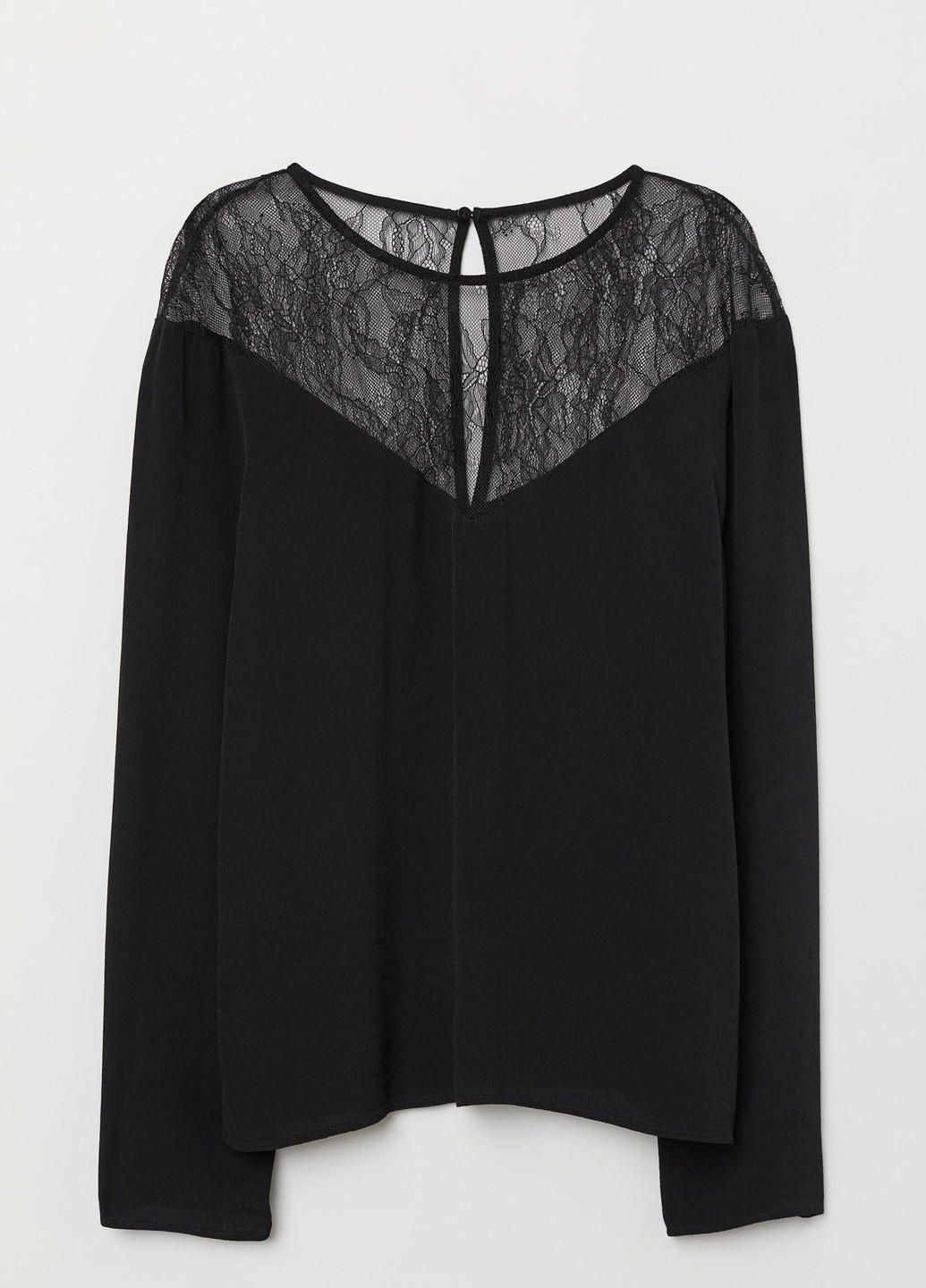 Черная блуза демисезон H&M