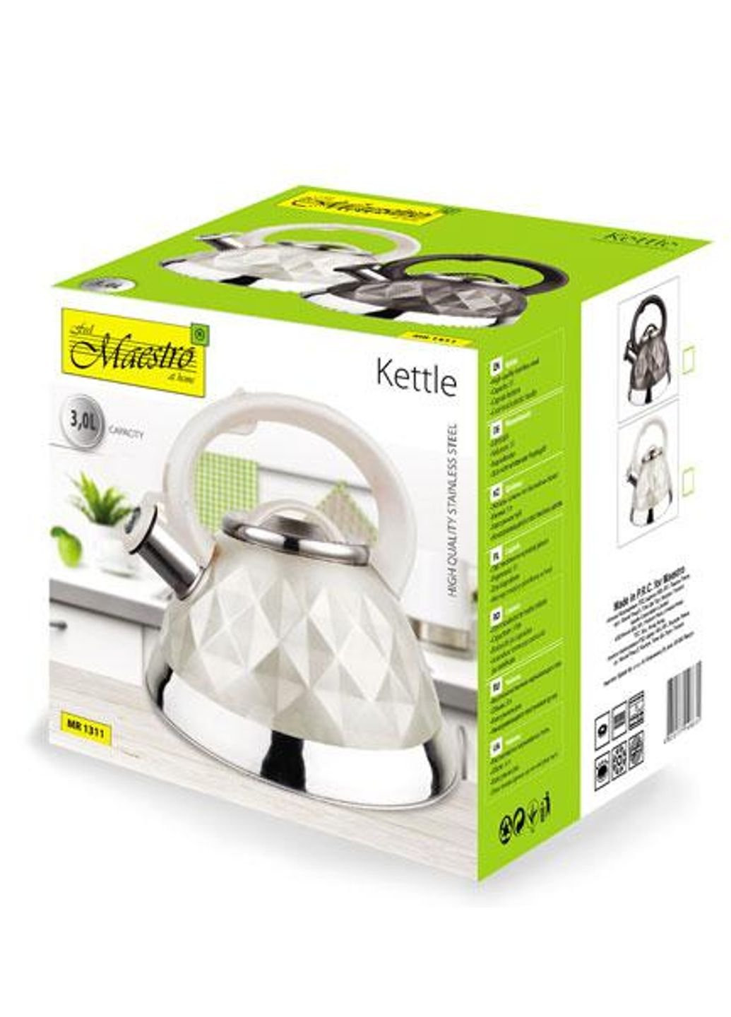 Чайник із свистком MR-1311 3 л Maestro (253545395)