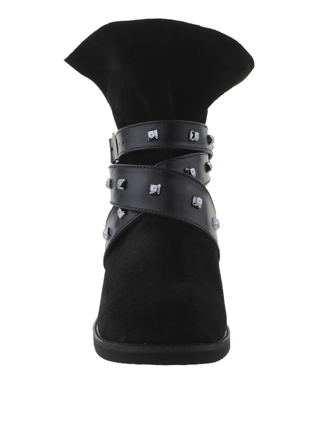 Осенние ботинки Tayana с заклепками, с пряжкой из натуральной замши