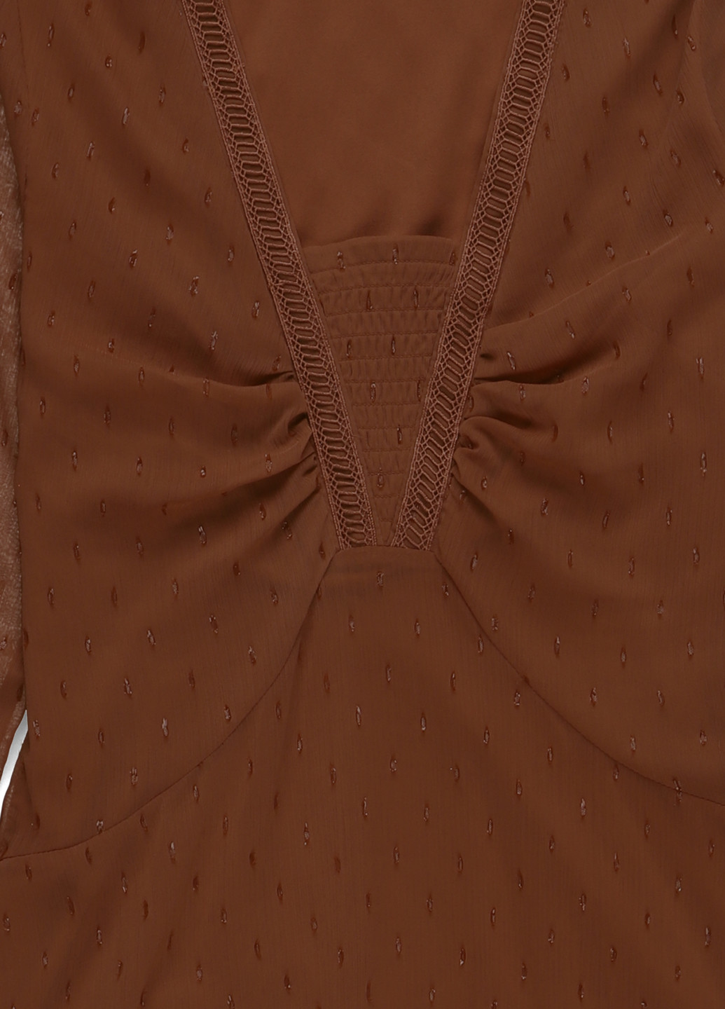 Светло-коричневое кэжуал платье а-силуэт Anna Field однотонное