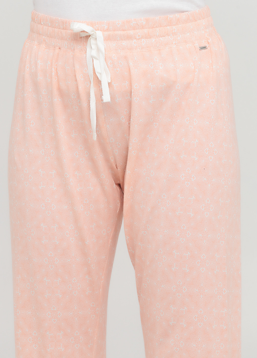 Светло-розовые домашние демисезонные джоггеры брюки Essentials