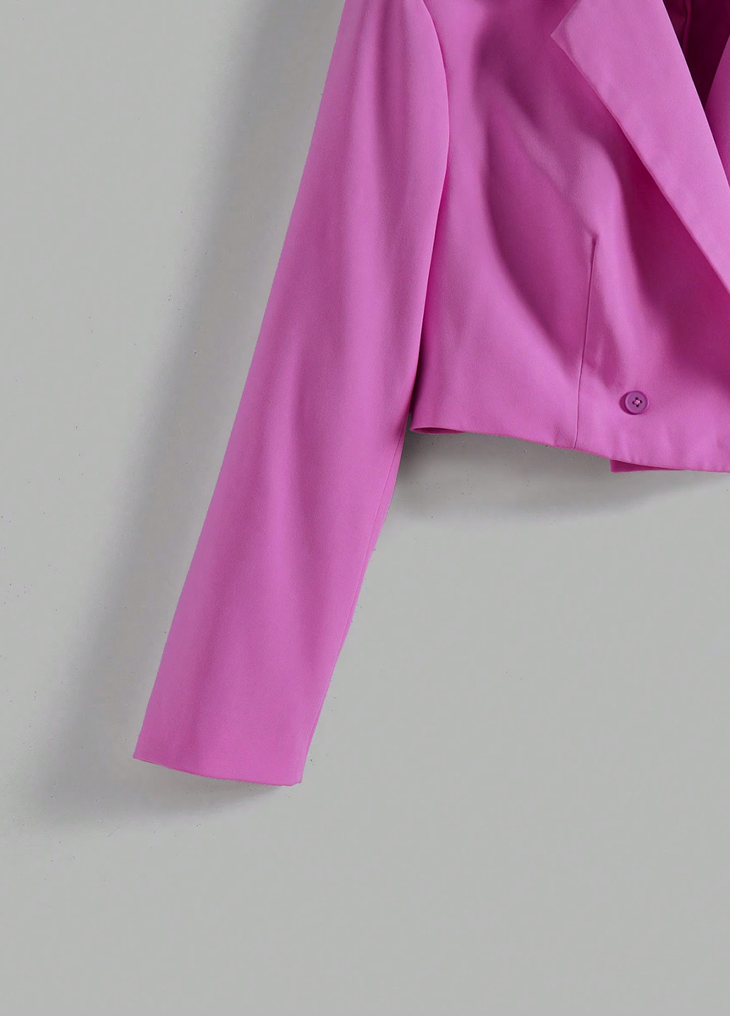 Розовый женский жакет SHEIN однотонный - демисезонный