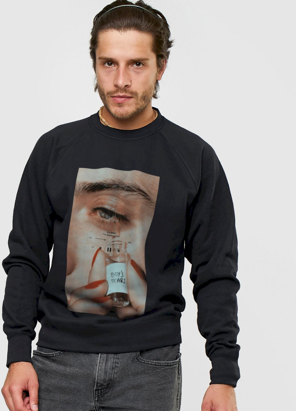 Черный свитшот мужской YAPPI (198688919)