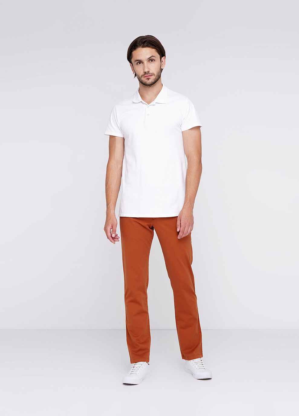 Оранжевые демисезонные брюки Lagrand