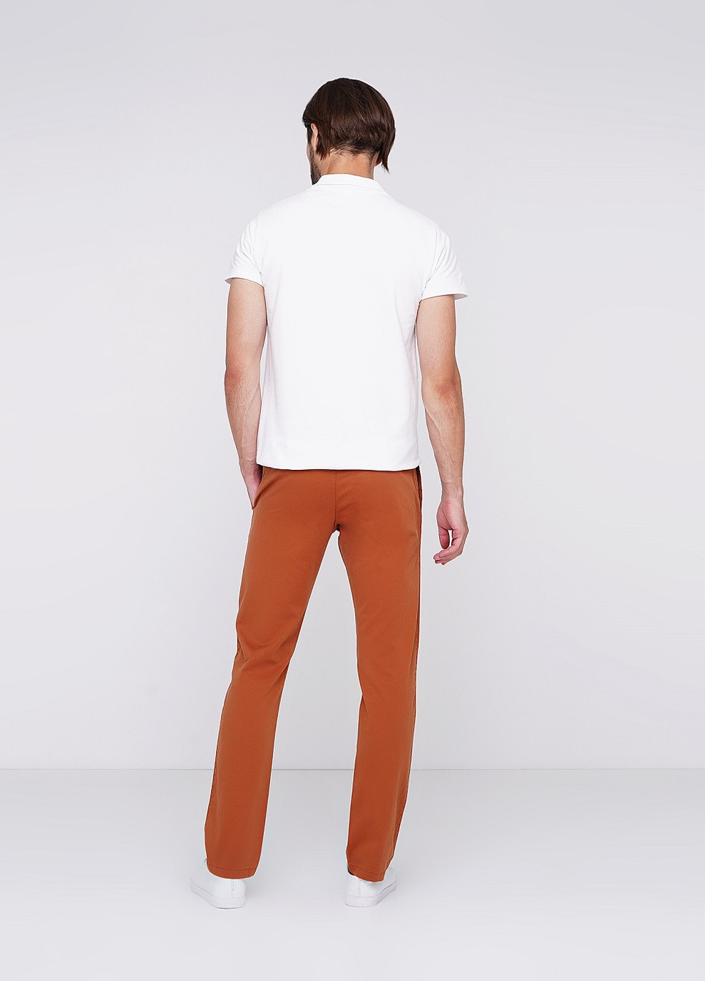 Оранжевые демисезонные брюки Lagrand