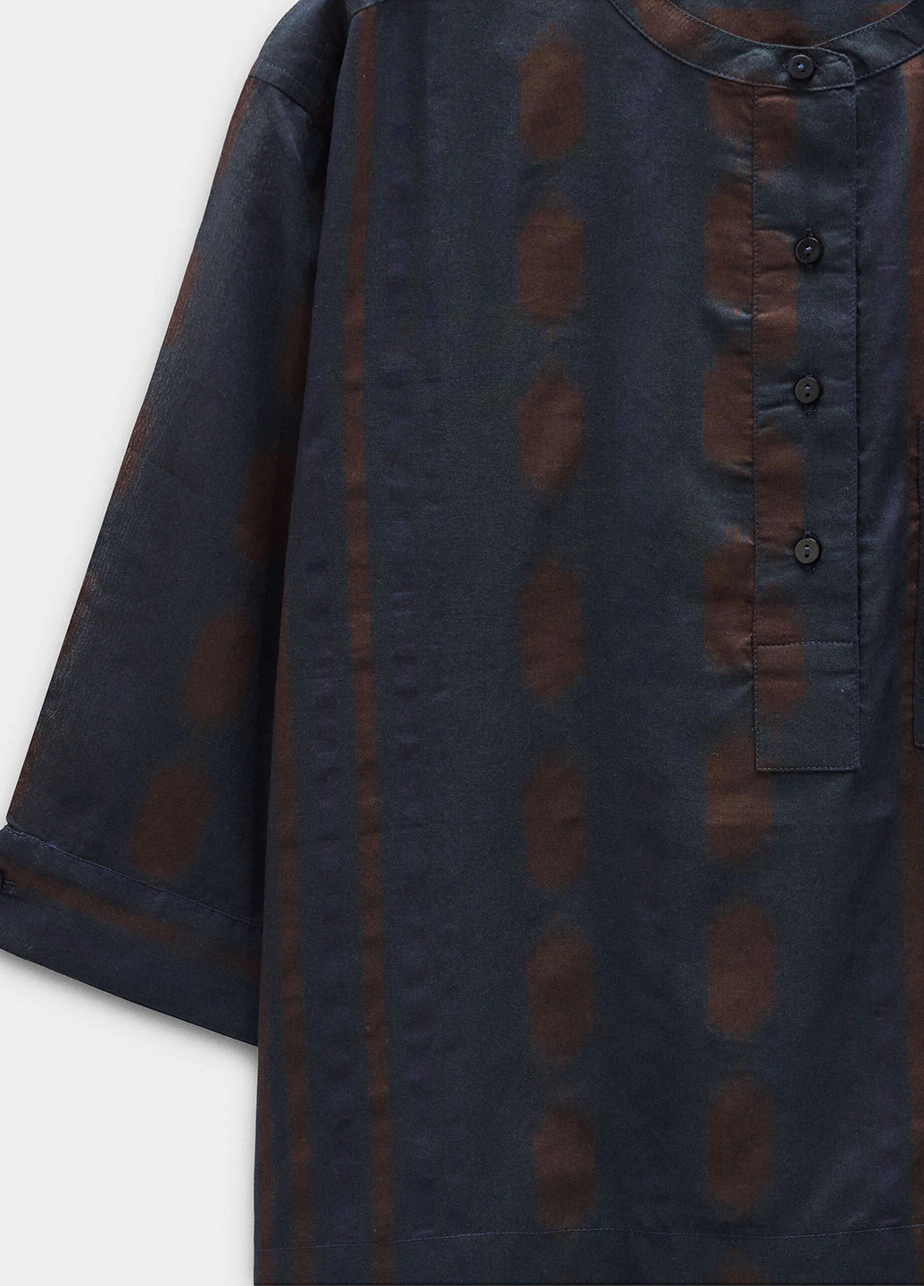 Темно-синяя кэжуал рубашка в полоску Parfois