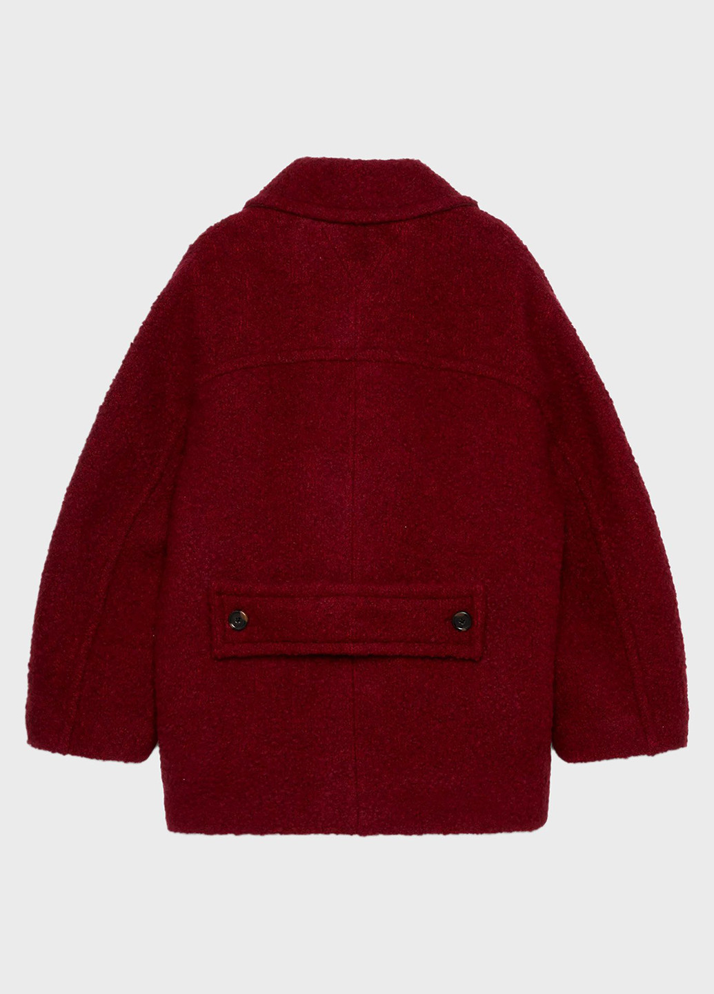 Бордове демісезонне Пальто оверсайз Tommy Hilfiger