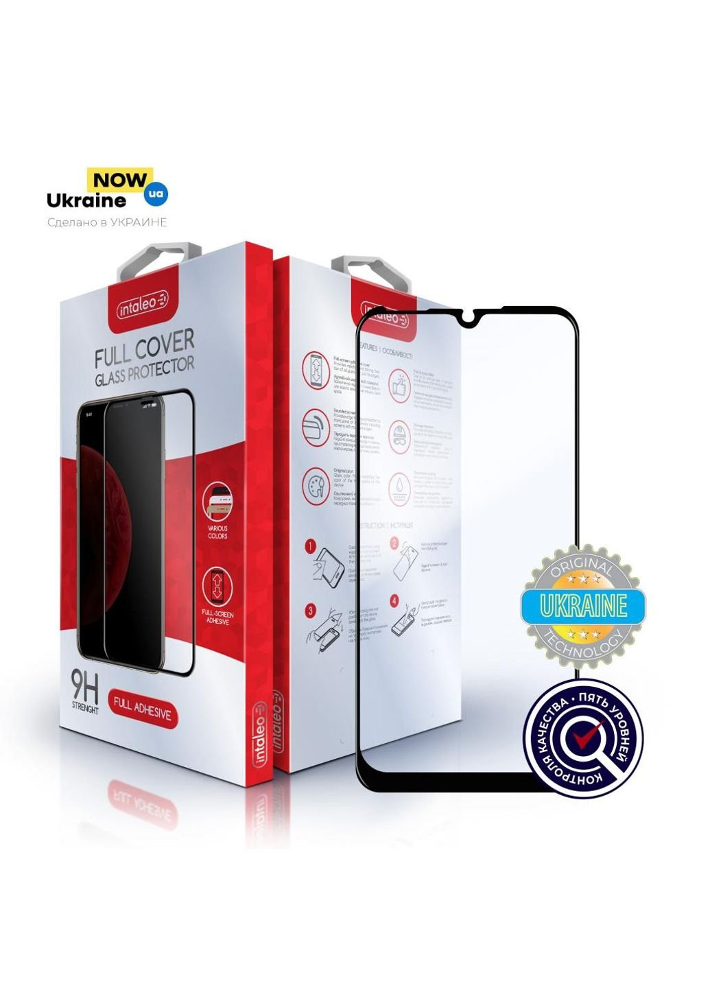 Скло захисне Full Glue Xiaomi Mi A3 (1283126501791) Intaleo (249597615)