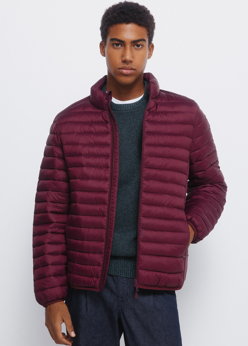 Бордовая демисезонная куртка Springfield