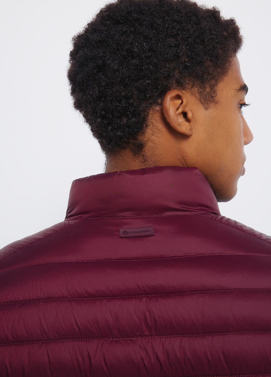 Бордовая демисезонная куртка Springfield