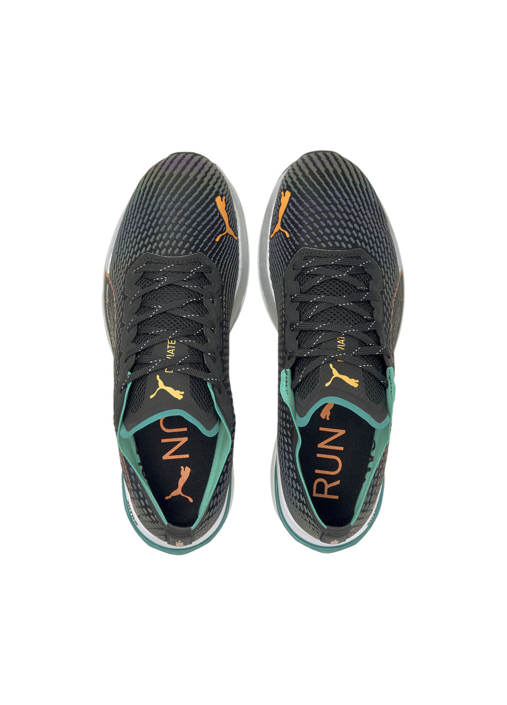 Черные всесезонные кроссовки deviate nitro wtr men's running shoes Puma