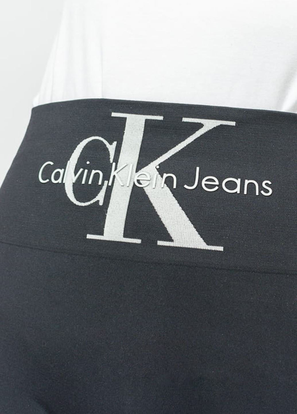 Черные демисезонные леггинсы Calvin Klein