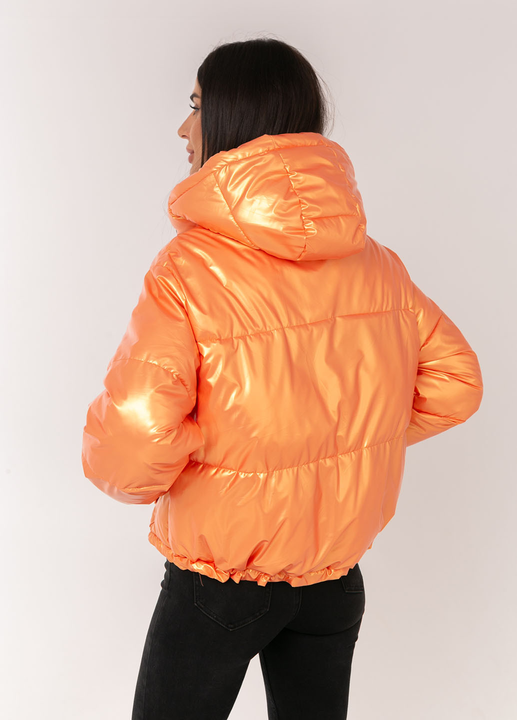 Оранжевая зимняя куртка Icon