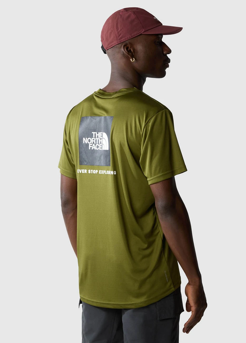 Зеленая футболка The North Face