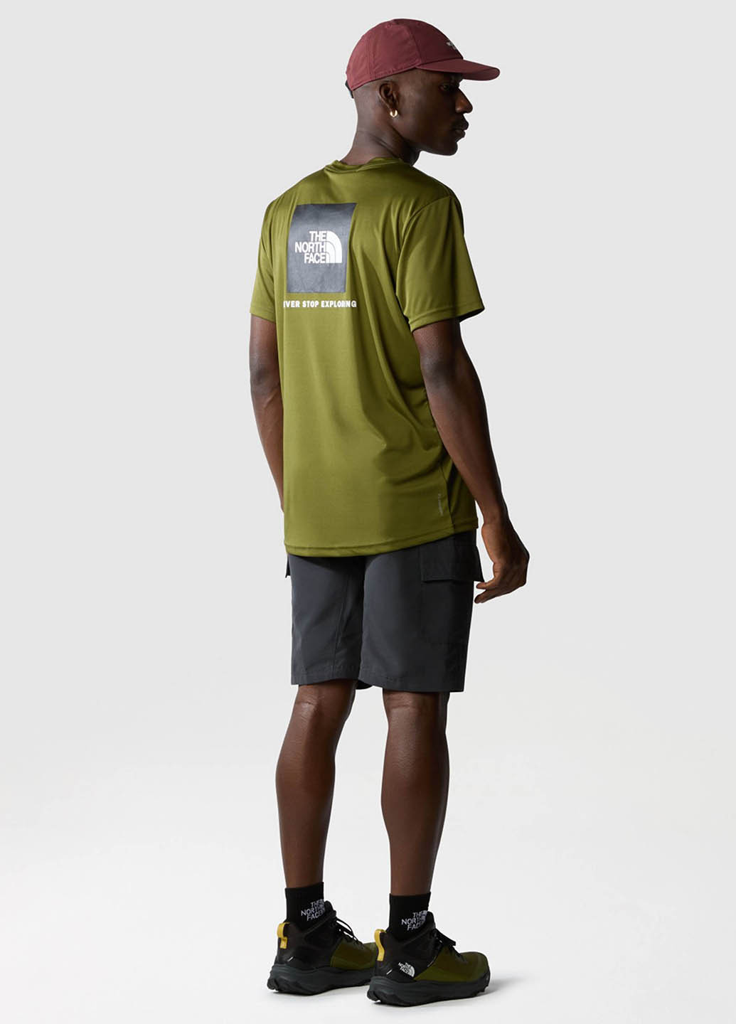 Зеленая футболка The North Face