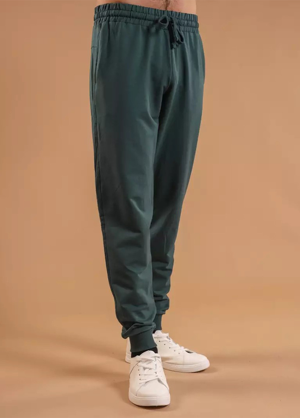 Темно-зеленые кэжуал демисезонные джоггеры брюки BBL