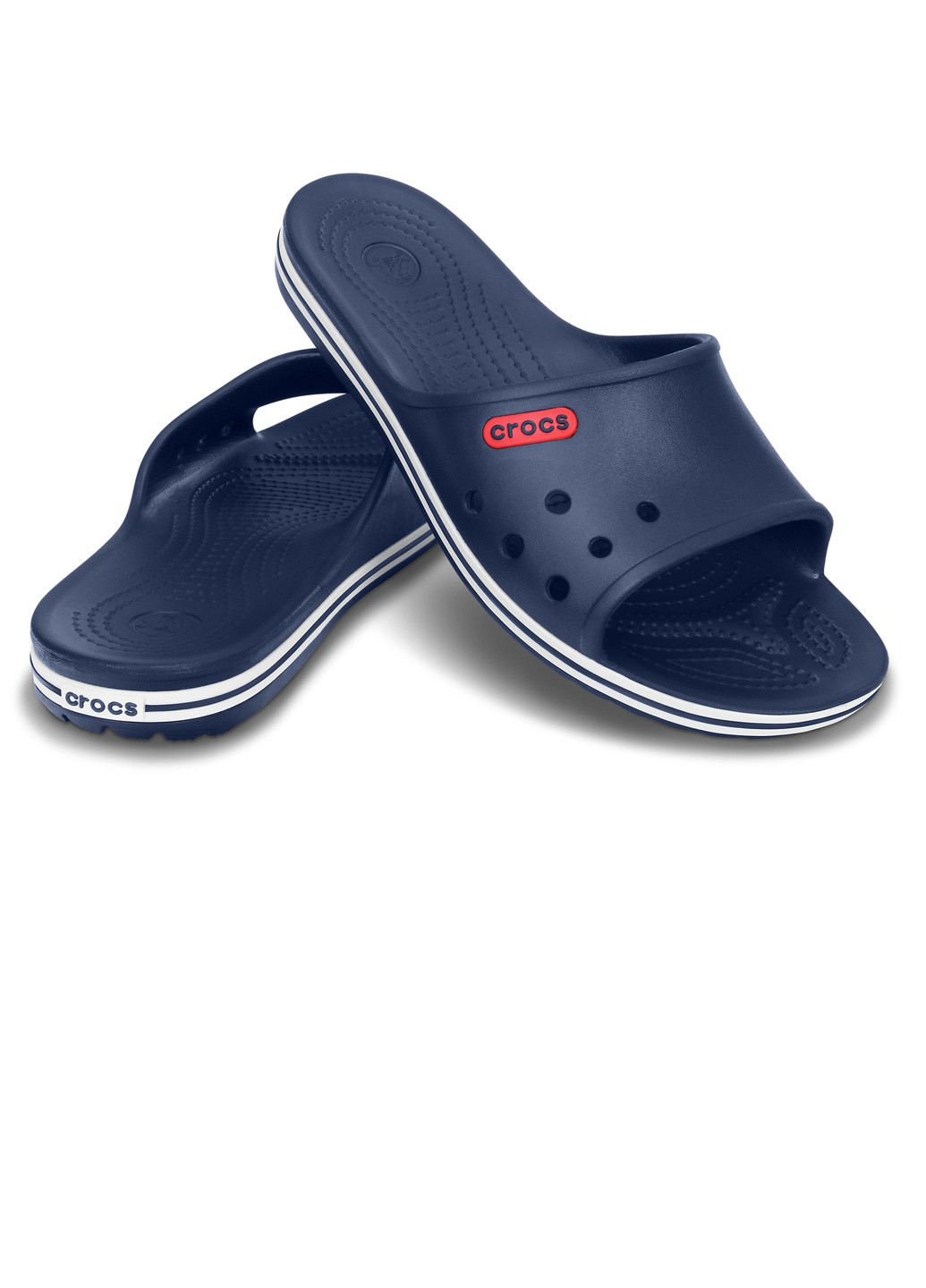 Синие пляжные шлепанцы Crocs