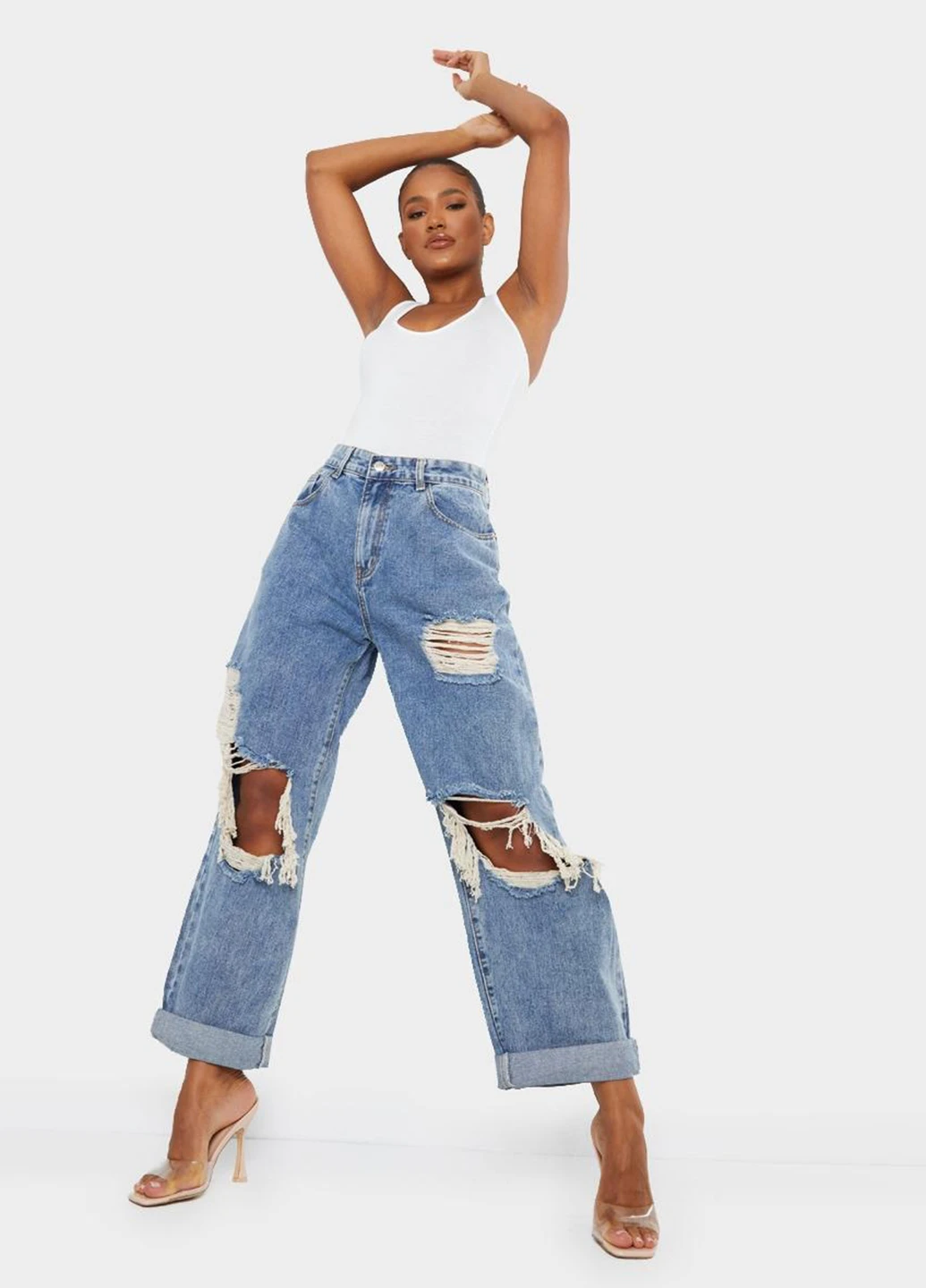 Джинси PrettyLittleThing - (254948122)