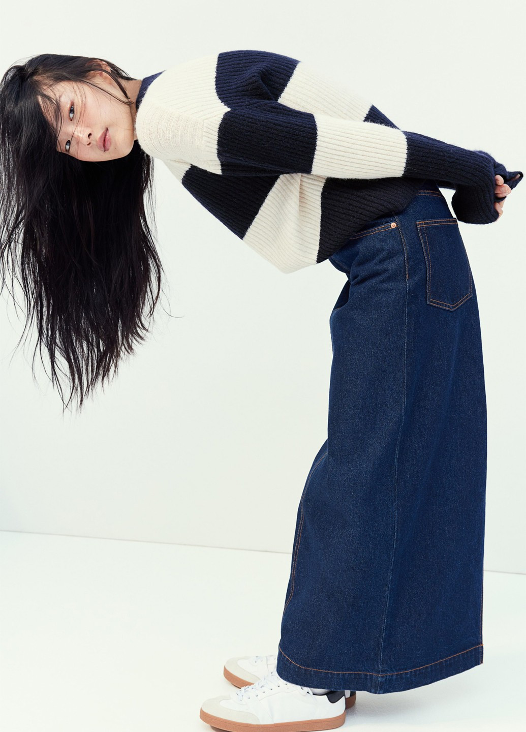 Темно-синій зимовий джемпер джемпер H&M