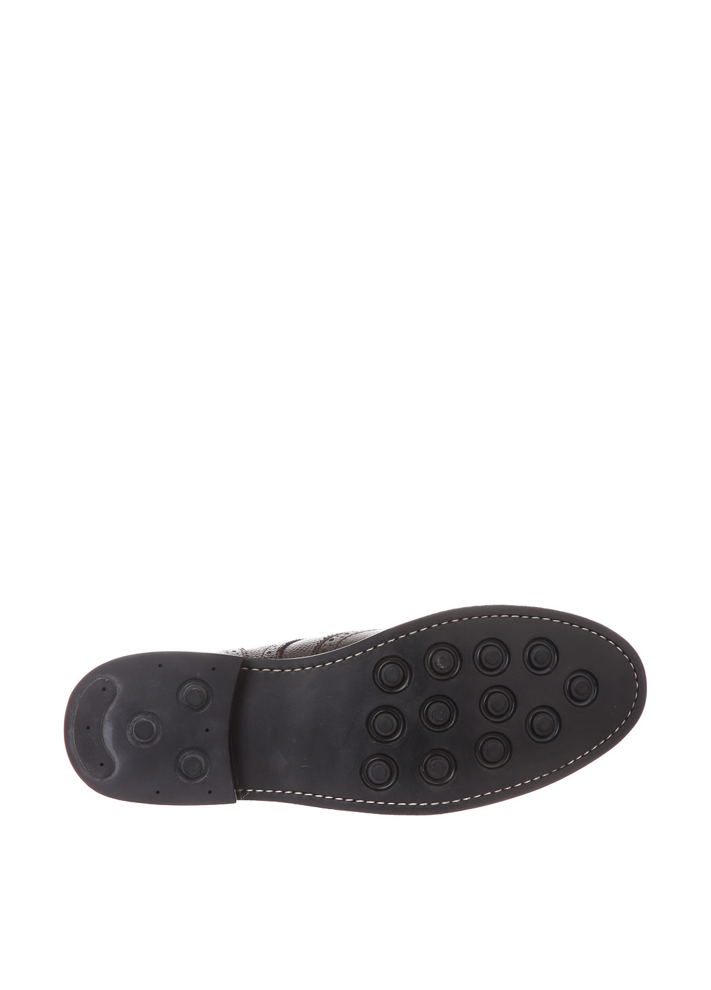 Темно-коричневые осенние ботинки броги Kiomi