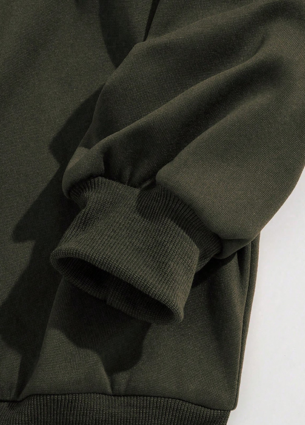 Зелений світшот SHEIN малюнок без декору (329841479)