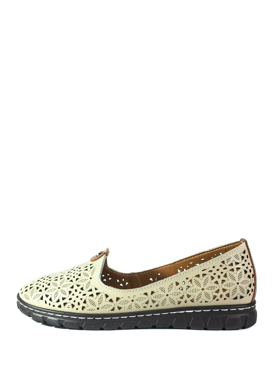 Жіночі балетки Allshoes | бежеві однотонні штучна шкіра (219779017)