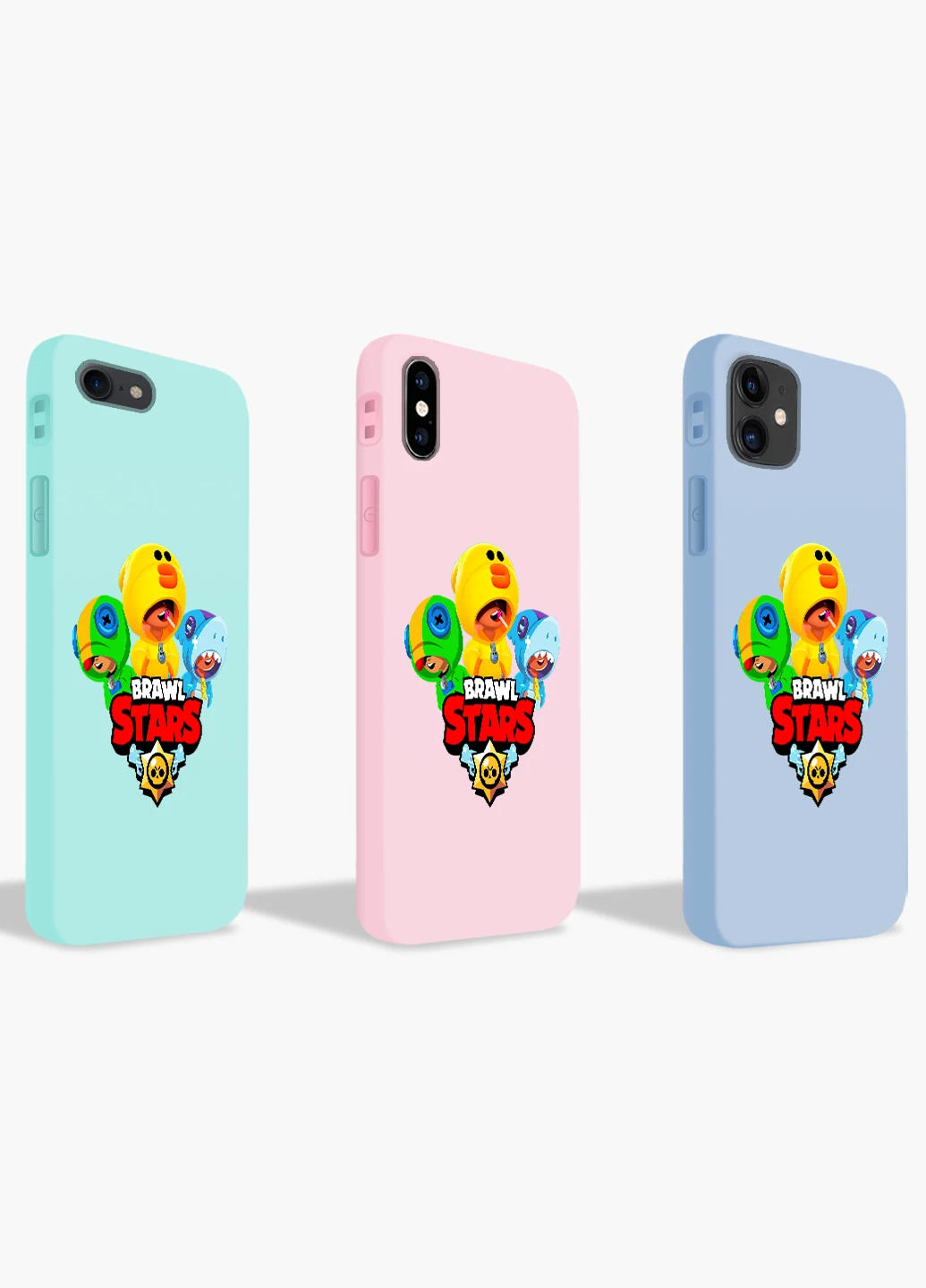 Чехол силиконовый Apple Iphone 8 plus Леон Бравл Старс (Leon Brawl Stars) (6154-1701) MobiPrint (219491042)